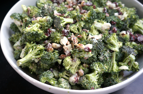 timed nutrition, broccoli salad, clean eating
