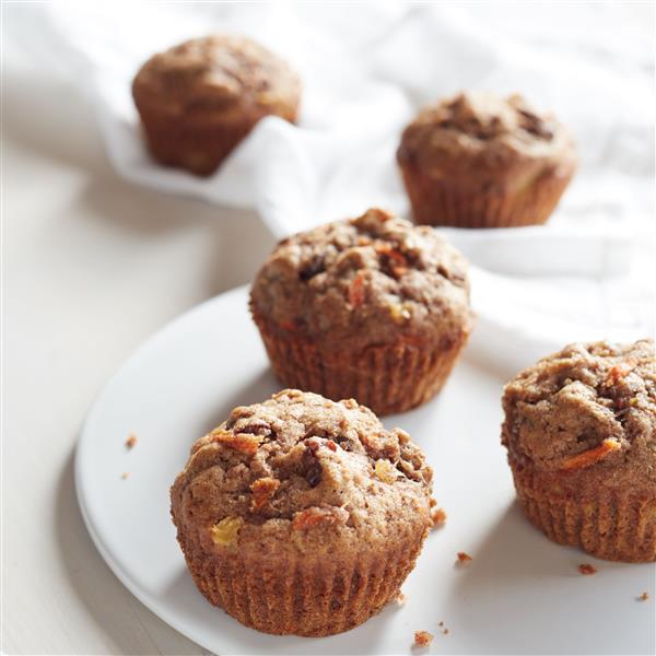carrot cake muffins, clean eating muffins, 21 day fix muffins